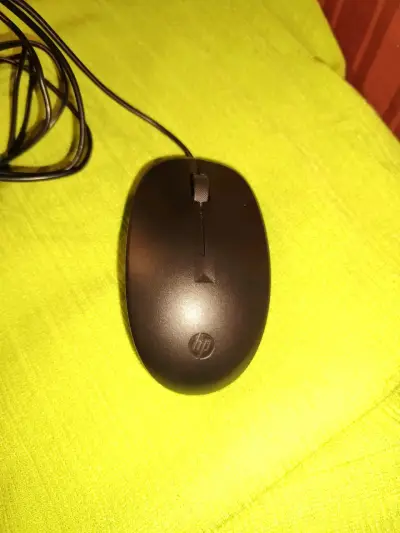 Mouse alámbrico negro USB HP - miniatura 2