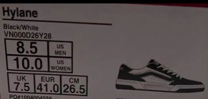 Zapatillas Vans Hylane blanco y negro - 3