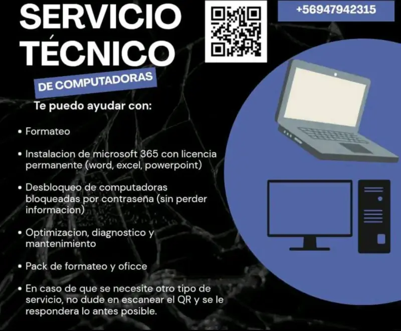 Servicio técnico de computadoras a domicilio