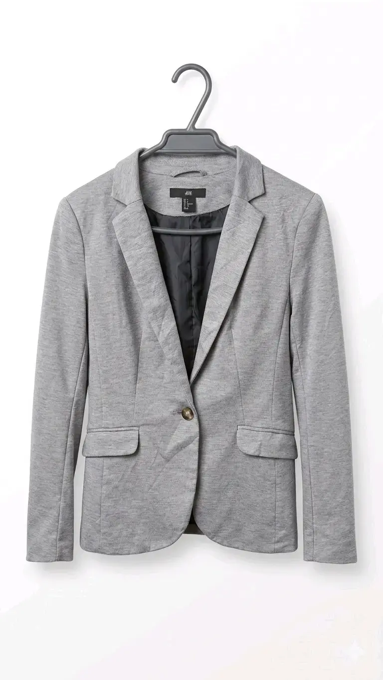Blazer gris H&M elegante para mujer - 1