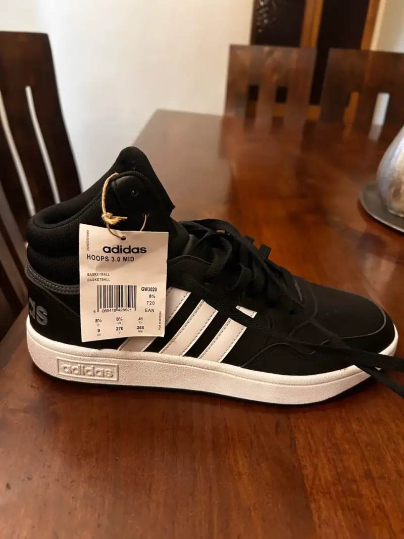 Zapatillas Adidas Hoops 3.0 Mid negras Talla 39.5 - 1