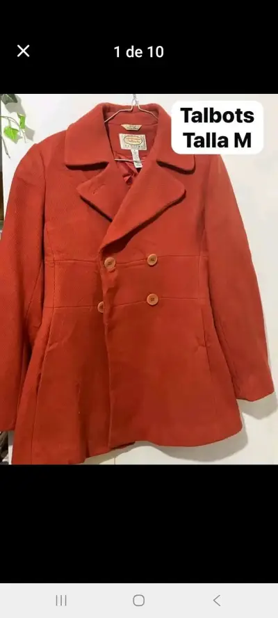 Abrigo rojo Talbots talla M - miniatura 1