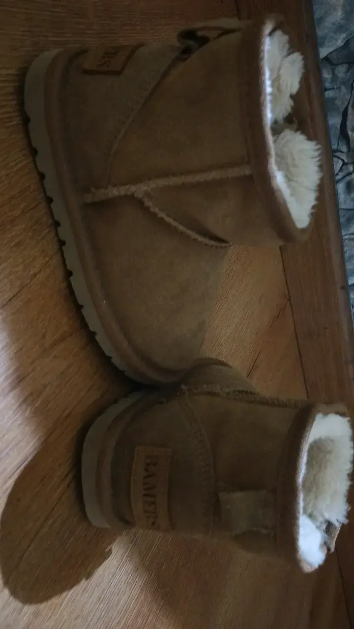 Botas de invierno marrones con forro - 1