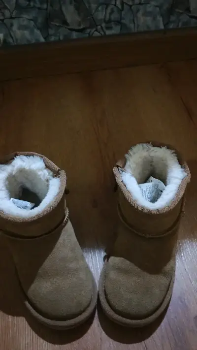 Botas de invierno marrones con forro - miniatura 2