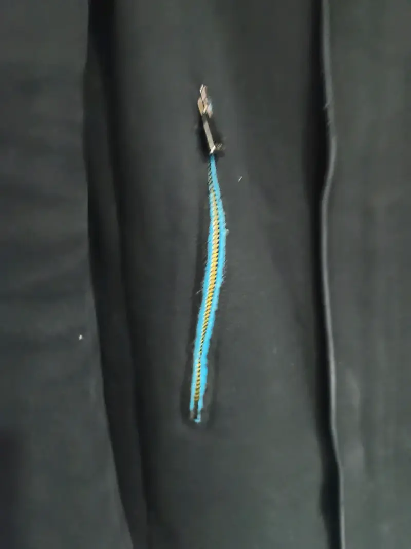 Abrigo negro con cierre y cuello alto Zara - 5