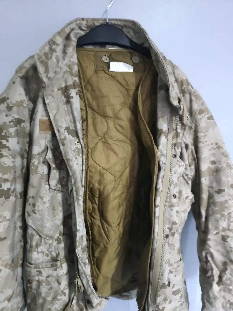 Chaqueta camuflada militar térmica original - 4