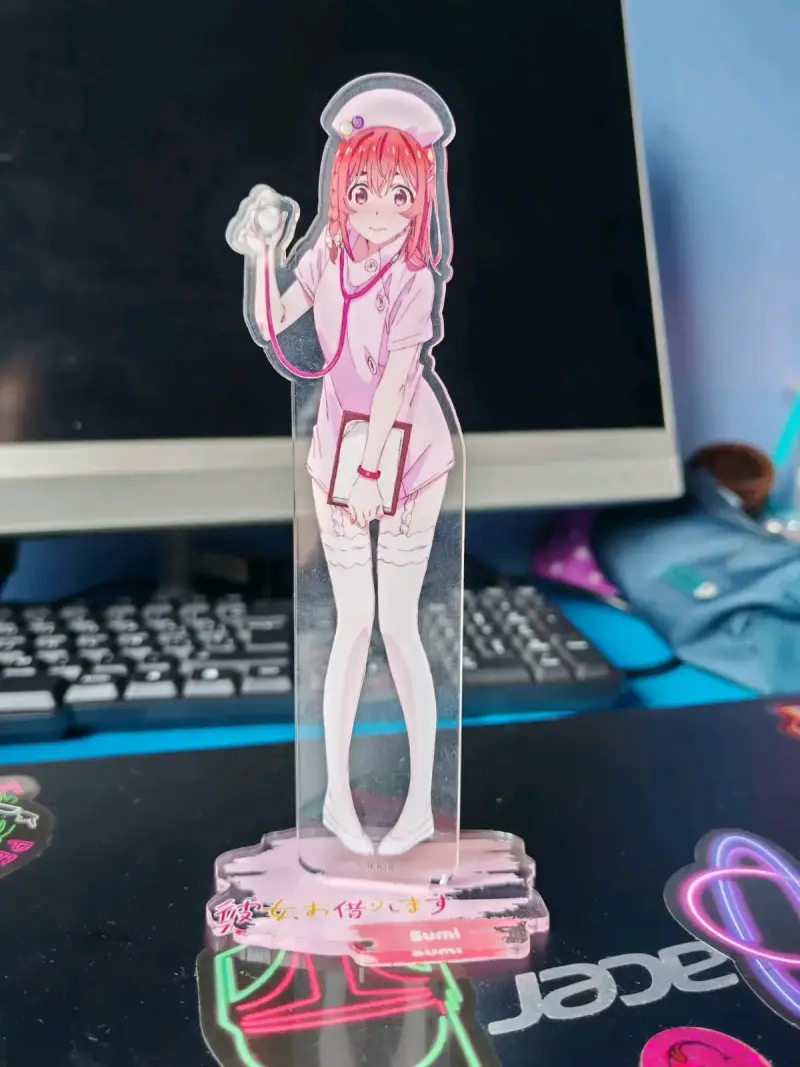Figura acrílica de personaje anime