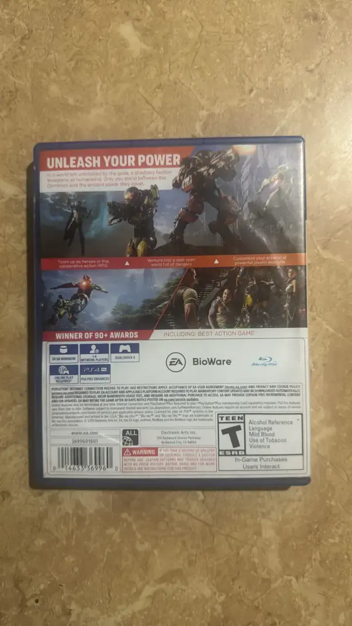 Juego PS4 Anthem de BioWare - 2