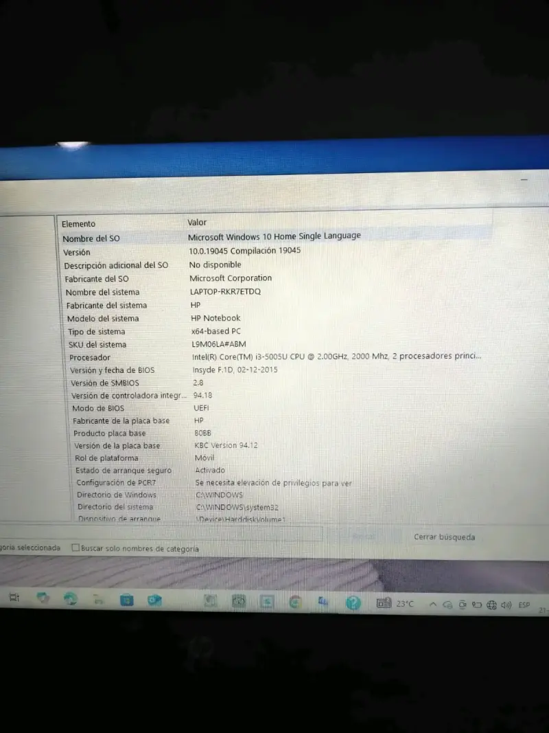 Notebook HP con procesador Intel Core i3 - 2