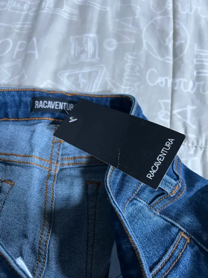 Jeans azul desgastado para mujer - 2