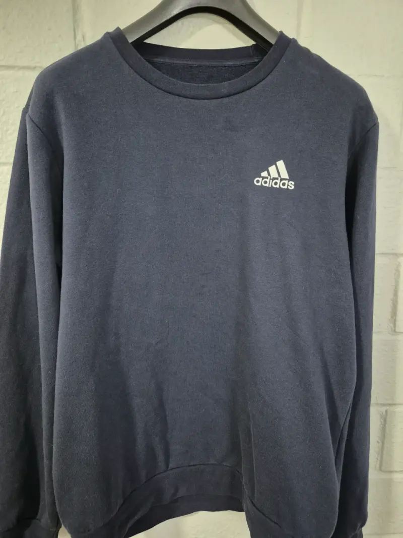 Polerón Adidas azul marino unisex - 1