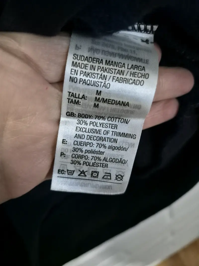 Polerón Adidas azul marino unisex - 2