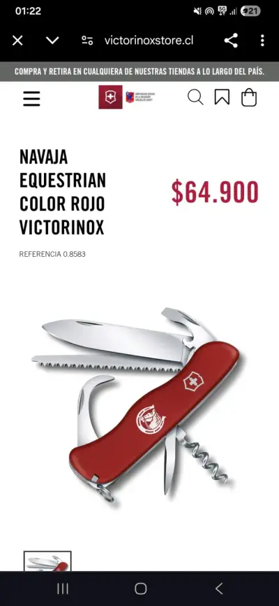 Navaja suiza multiusos roja Victorinox - miniatura 5