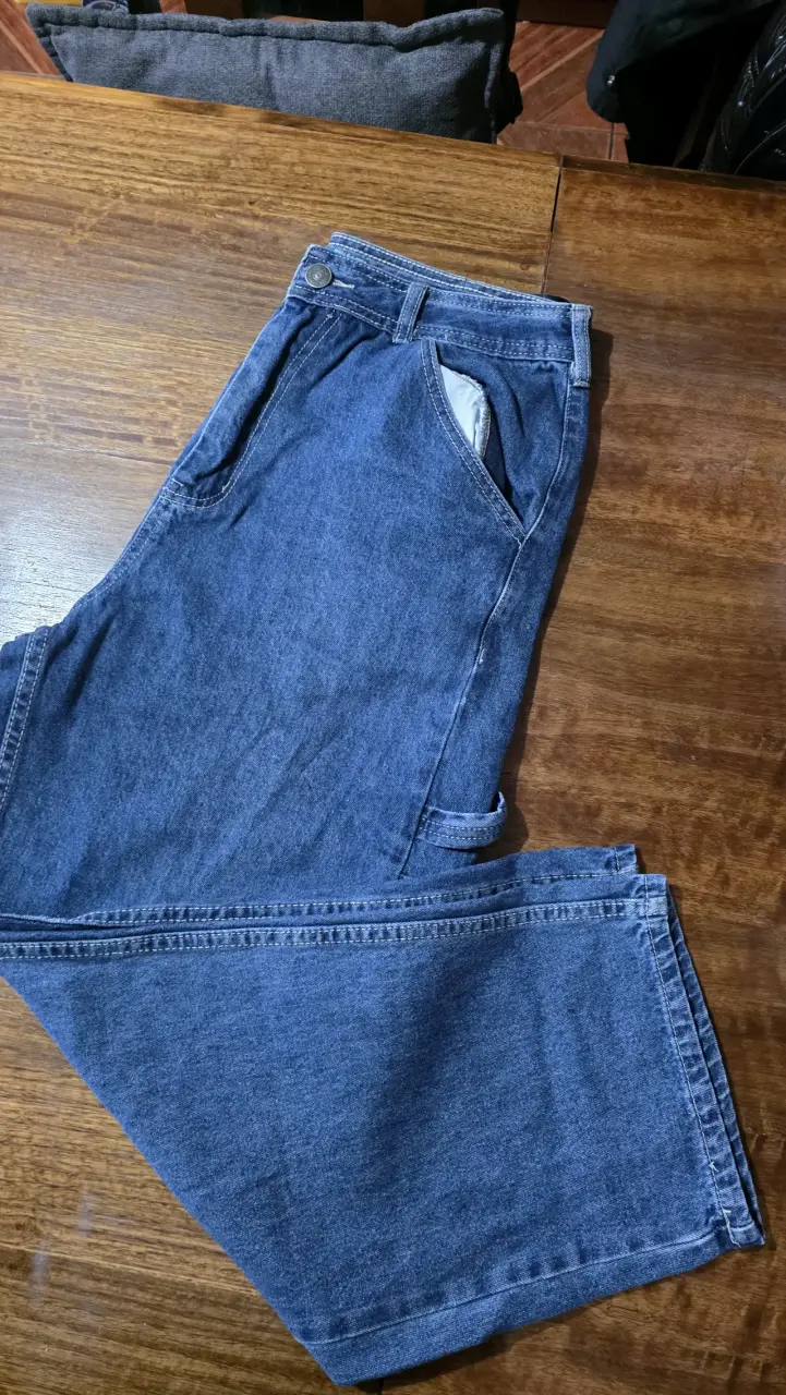 Jeans de mezclilla azul clásico