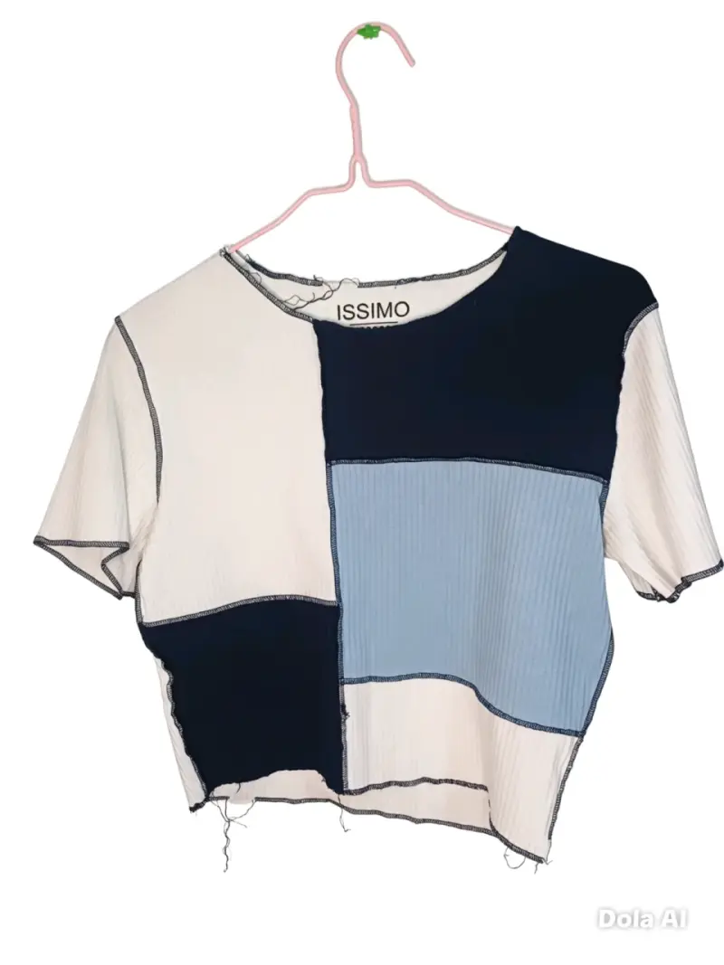 Polera patchwork Issimo multicolor