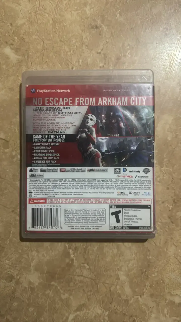 Batman Arkham City PS3 Edición GOTY - 2