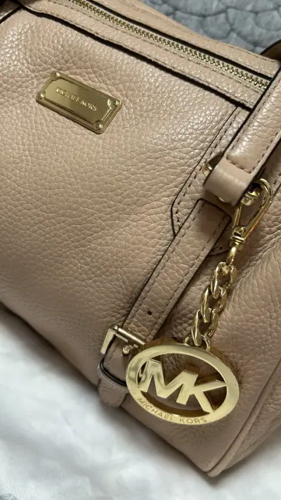 Bolso Michael Kors de cuero palo rosa - miniatura 3