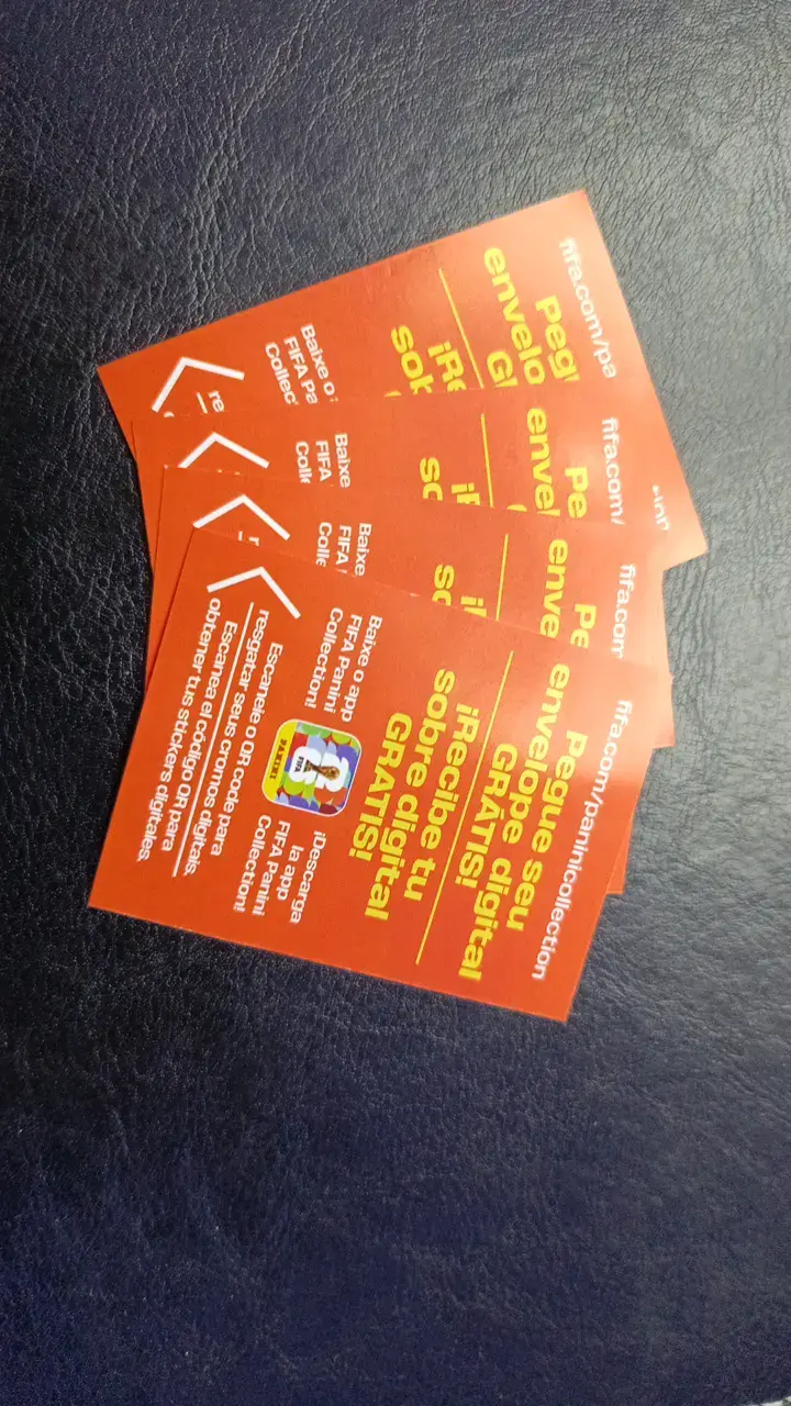 Tarjetas promocionales Panini FIFA
