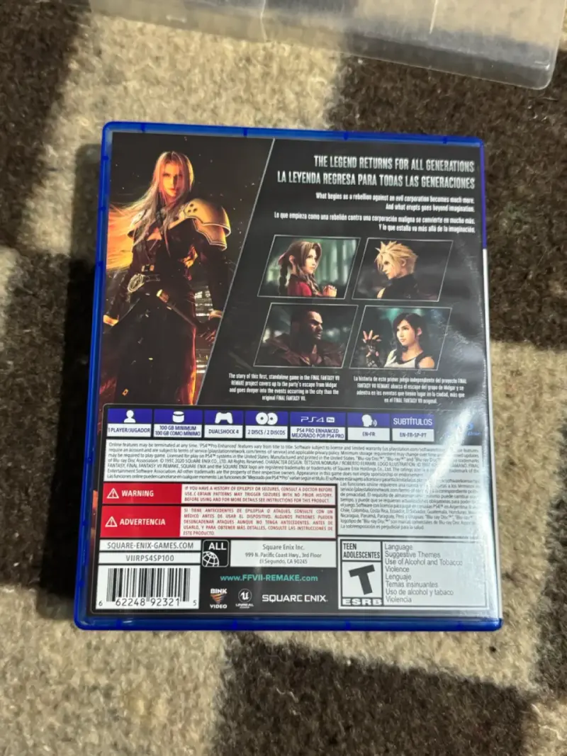 Final Fantasy VII Remake para PS4 - 2
