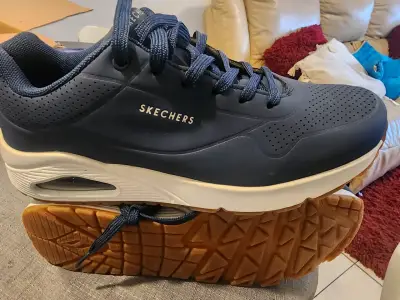 Zapatillas Skechers azul marino para hombre - miniatura 2