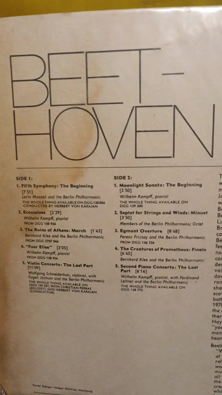 Vinilo Beethoven Festival of Hits clásico - 2