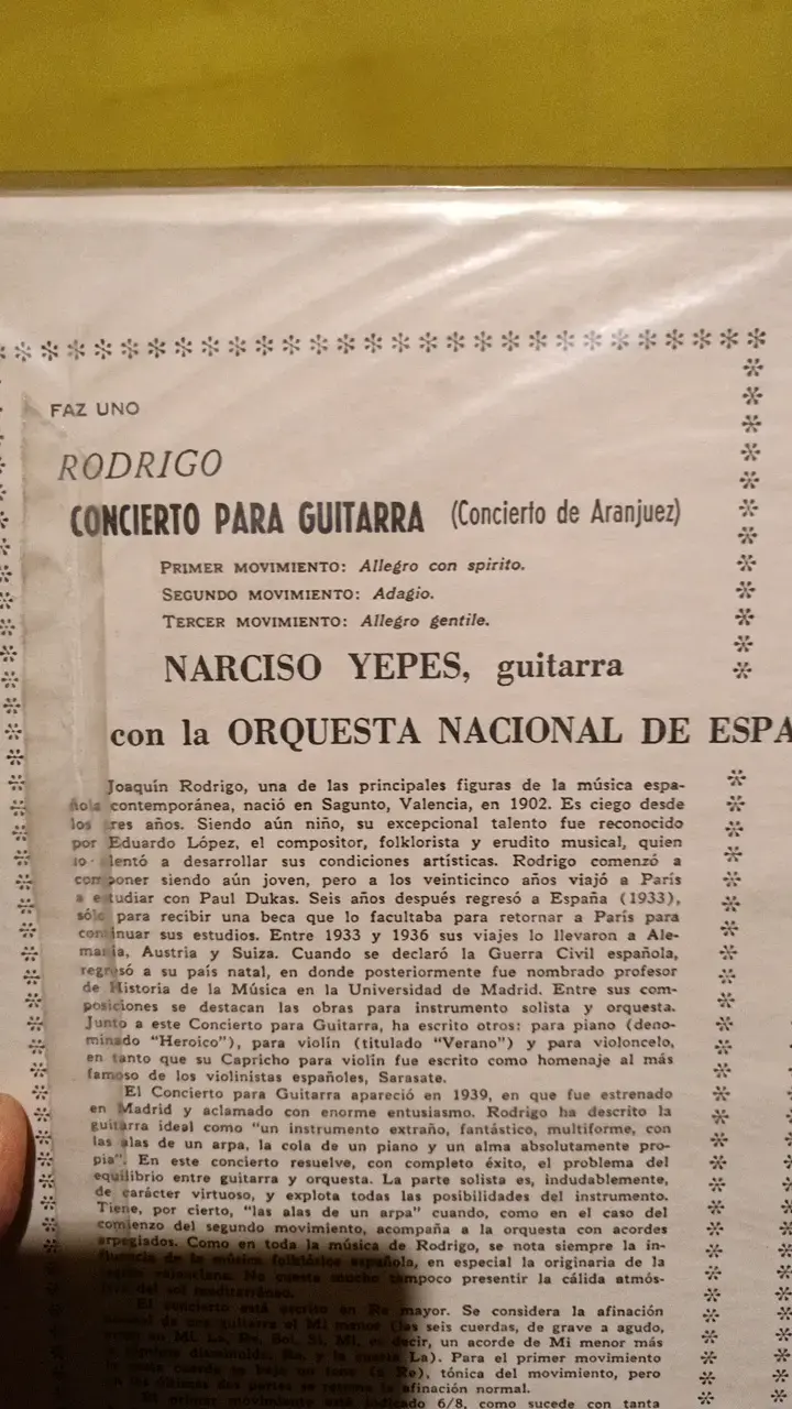 Vinilo Rodrigo Concierto de Aranjuez - 2