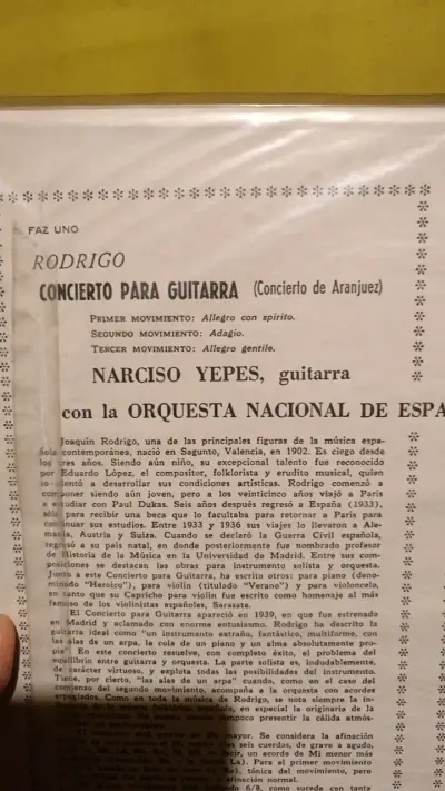 Vinilo Rodrigo Concierto de Aranjuez - miniatura 2