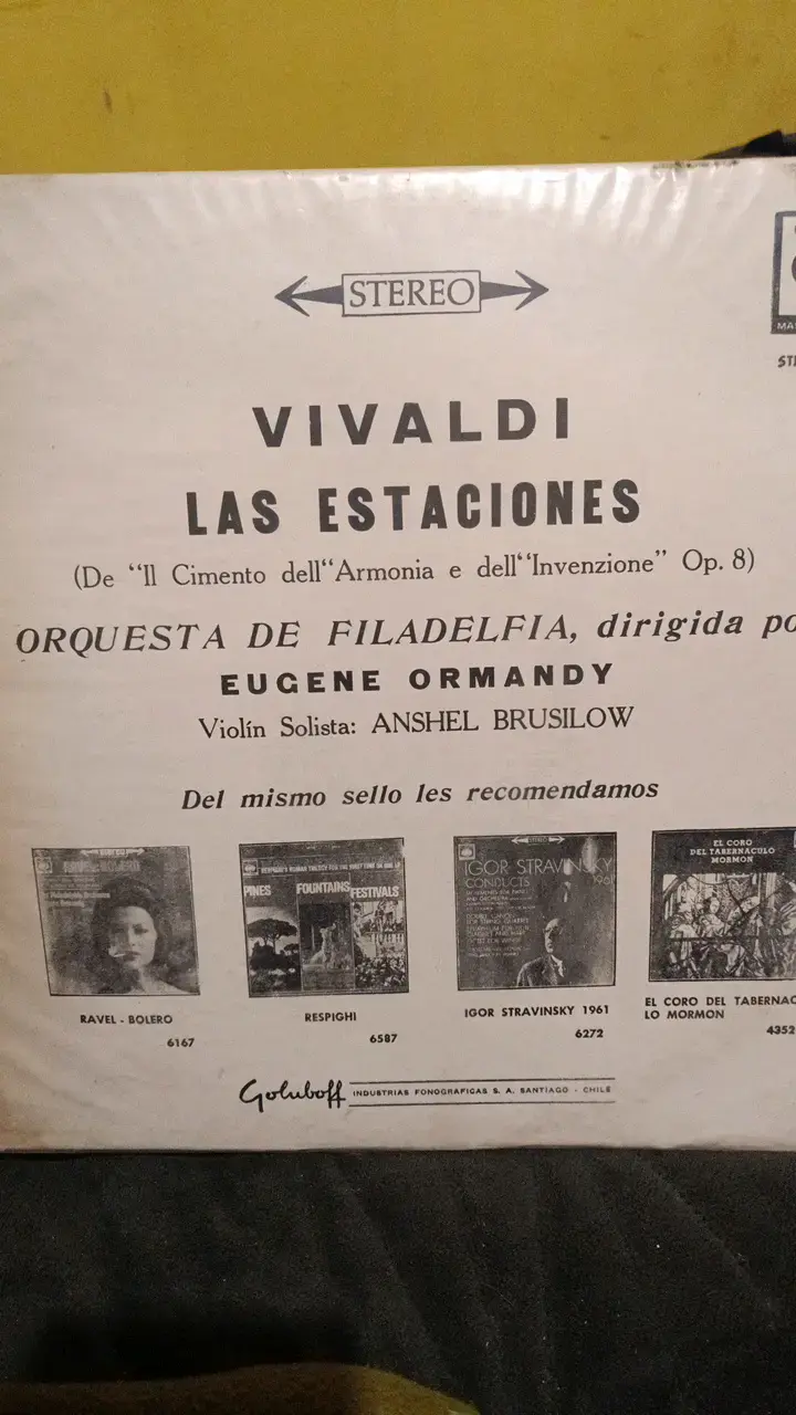 Vinilo Las Estaciones de Vivaldi - 2