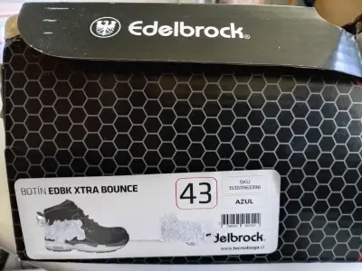 Botas Edelbrock Xtra Bounce negras y azules - miniatura 2