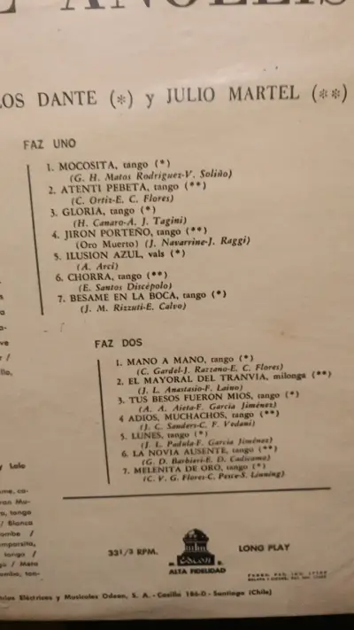 Vinilo Los Grandes Éxitos de Alfredo De Angelis - miniatura 2