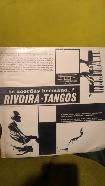 Vinilo Rivoira Tangos 'Te acordás hermano...? - miniatura 2