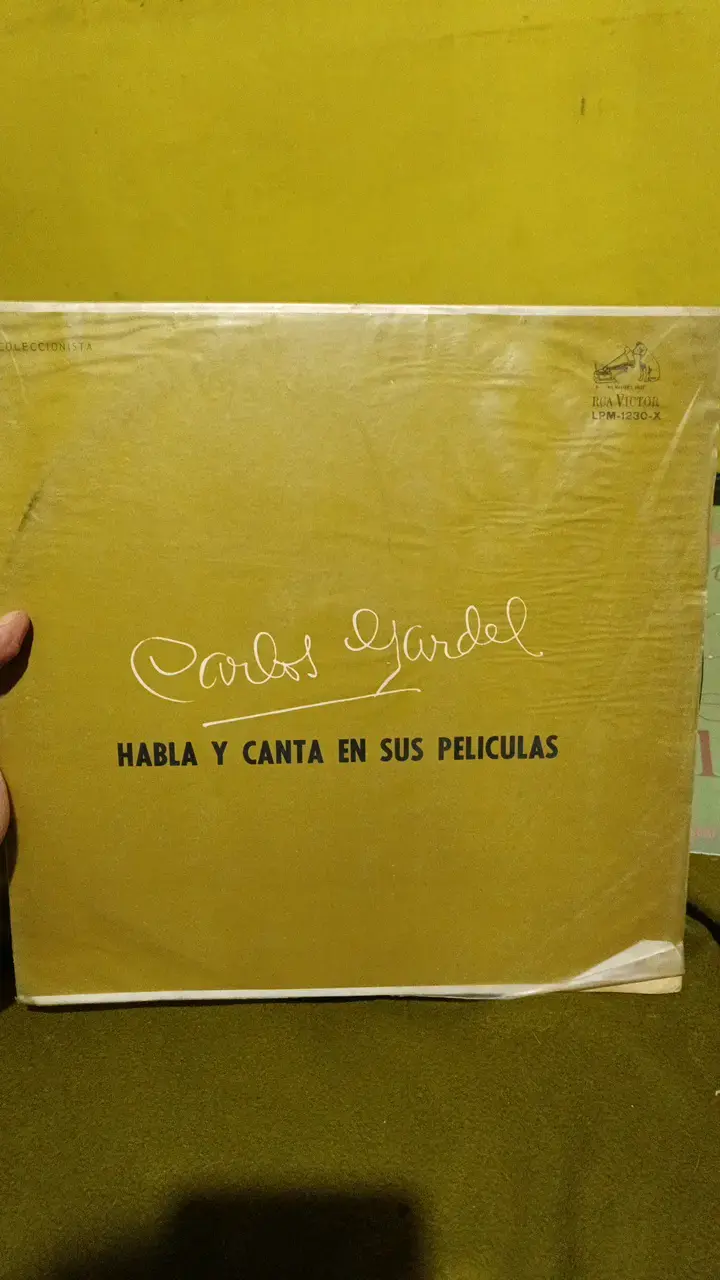 Vinilo Carlos Gardel habla y canta - 1