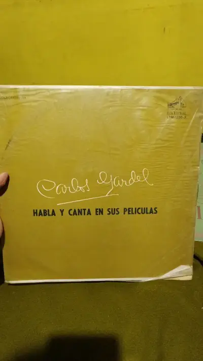 Vinilo Carlos Gardel habla y canta - miniatura 1