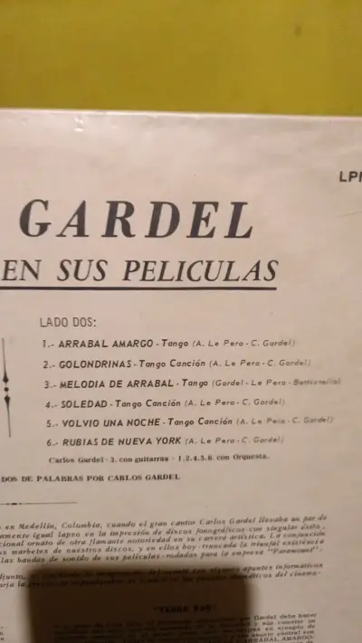 Vinilo Carlos Gardel habla y canta - miniatura 3
