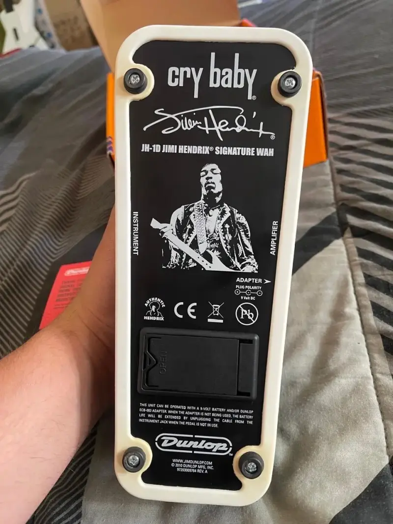 Pedal de efectos Jimi Hendrix Cry Baby Wah - 3