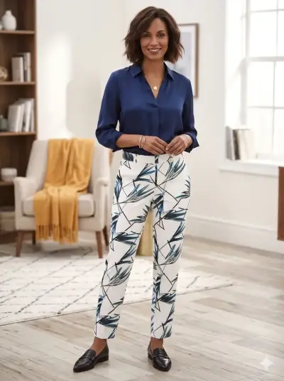 Pantalones elastizados talla 38 para mujer $12.000 - miniatura 1