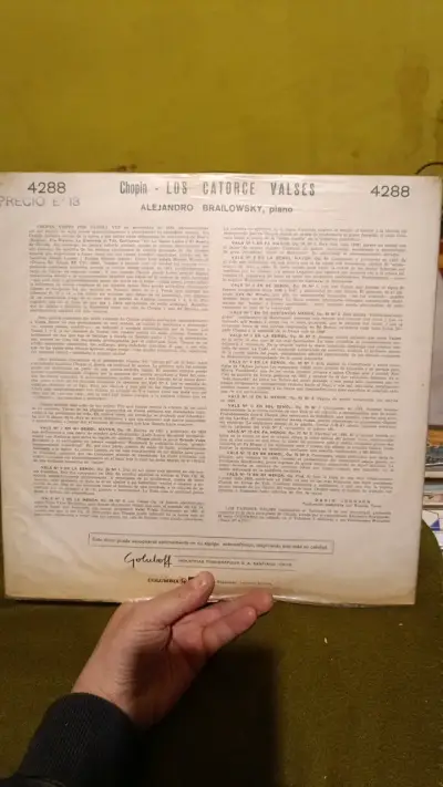 Vinilo Brailowsky Chopin: Los 14 Valses - miniatura 2