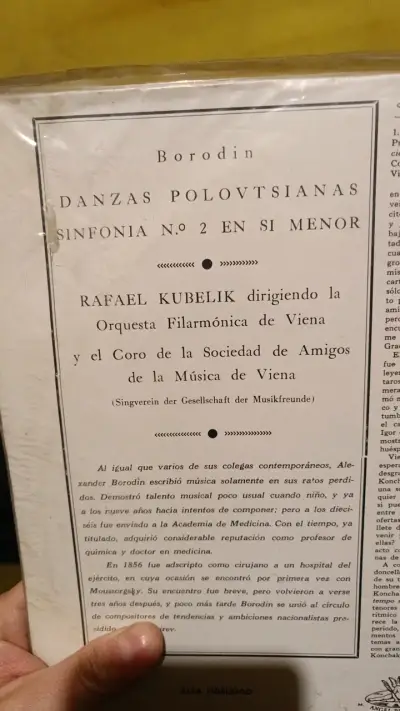 Vinilo Danzas Polovtsianas Borodin Sinfonía No. 2 - miniatura 2