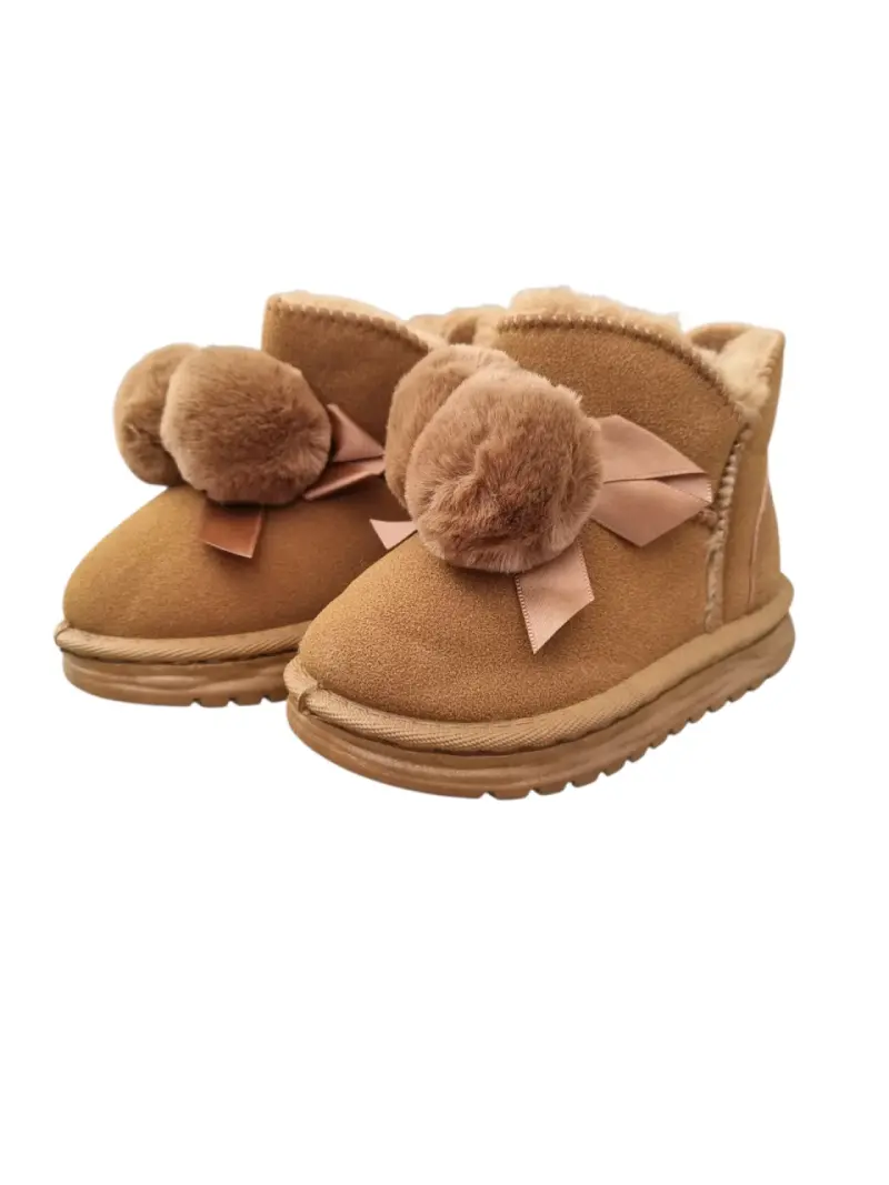 Botas infantiles con pompones❤️ - 3