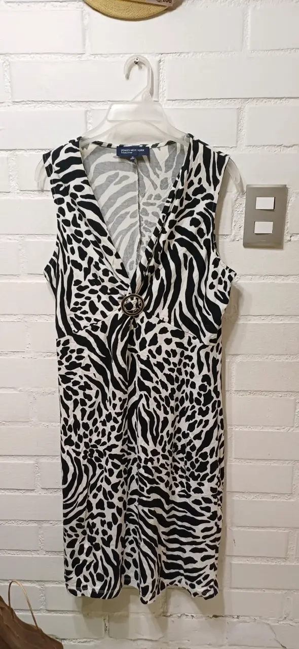 Vestido animal print Jones New York