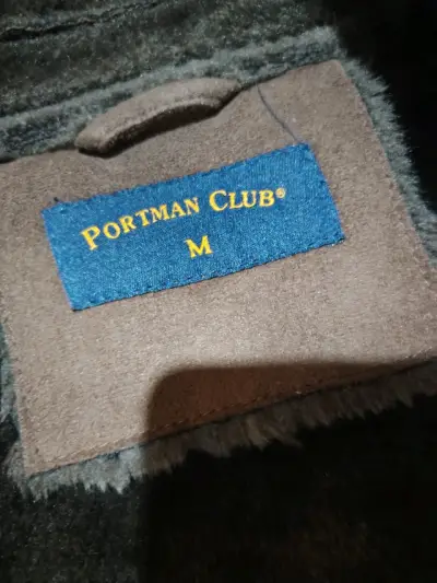 Chaqueta de gamuza marrón con chiporro - miniatura 2
