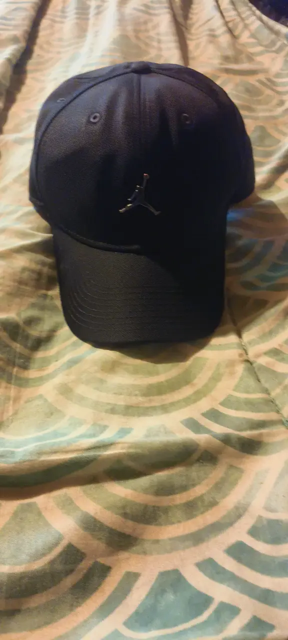 Gorra negra con logo Jumpman - 1