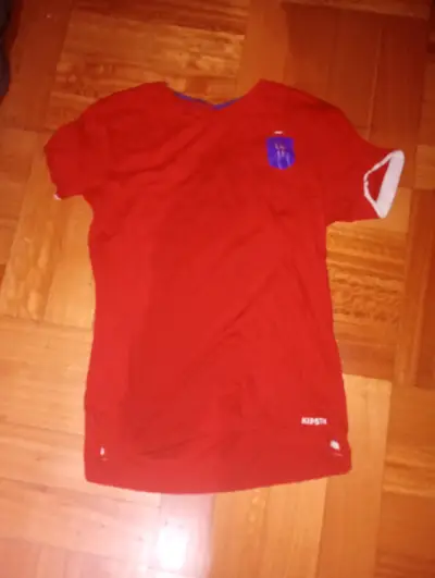 Polera deportiva roja Kipsta - miniatura 1