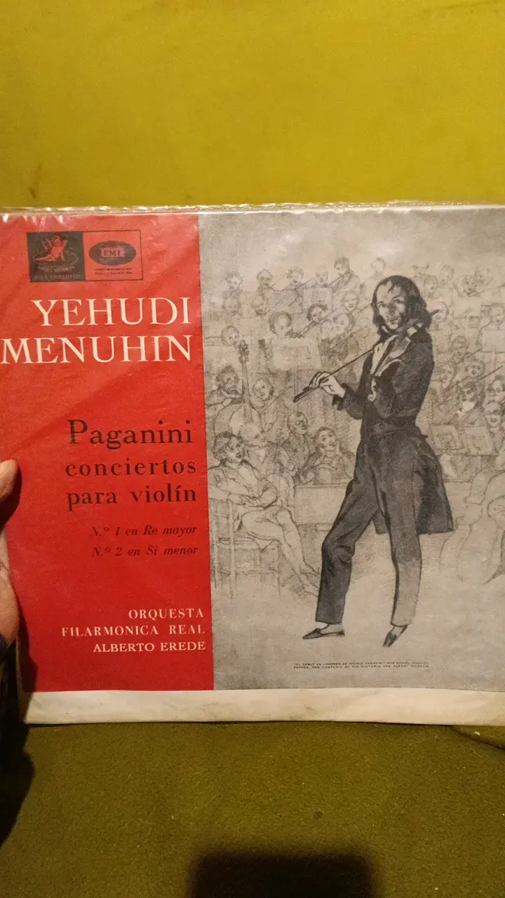 Vinilo Yehudi Menuhin Paganini conciertos - 1
