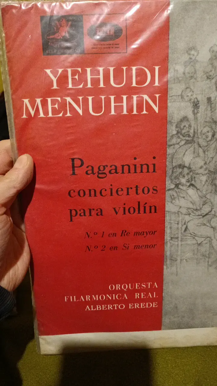 Vinilo Yehudi Menuhin Paganini conciertos - 2