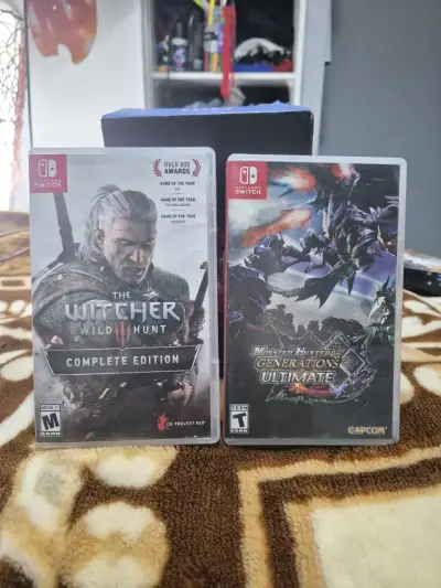 JuegosNintendo Switch: The Witcher y Monster Hunte - miniatura 1