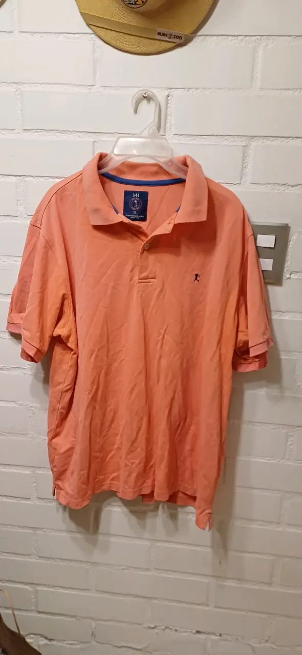 Polera polo naranja MH talla XL