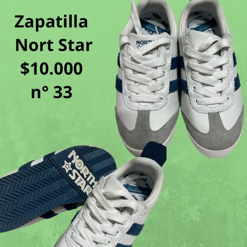 Zapatillas Nort Star blancas n°33 - 1