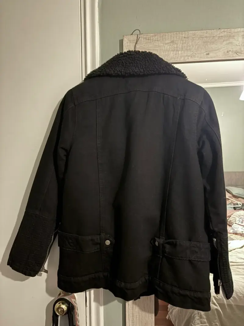 Chaqueta Foster negra con forro de lana S - 2