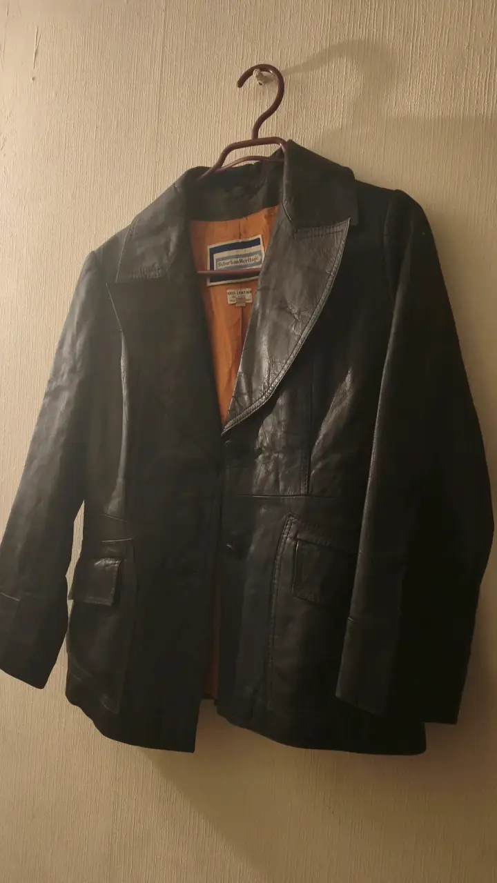 Chaqueta de cuero negra Suburban Metro - 2